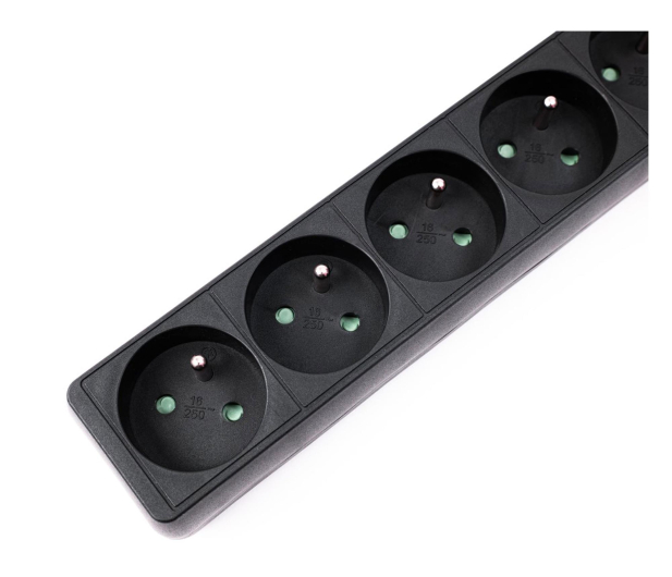 HAMA Listwa zasilająca Standard 6gn, 3m, czarna - 1416387 - zdjęcie 5